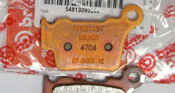 Coppia pastiglie Brembo freno posteriore KTM EXC SX