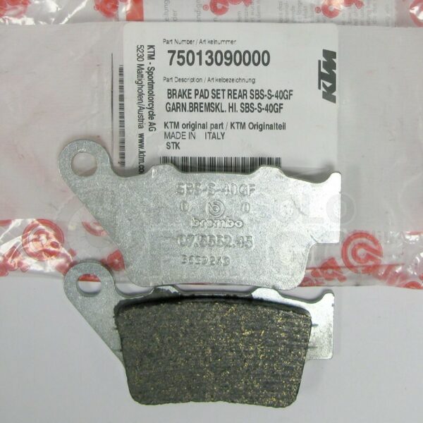 Coppia pastiglie Brembo freno posteriore KTM 690 Duke Enduro Supermoto