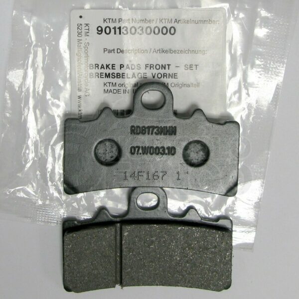Coppia pastiglie freno anteriore KTM Duke ed RC dal 2011 al 2014