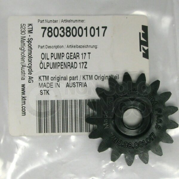 Ingranaggio pompa olio 17 Z KTM 400 450 500 530 EXC 2008 2016