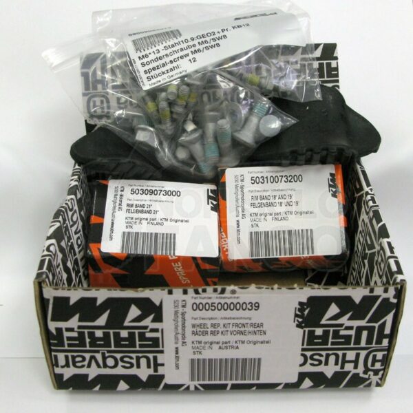 Kit riparazione cerchio anteriore e posteriore KTM EXC SX