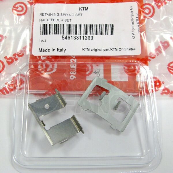 Molla ritegno pastiglie freno posteriore Brembo KTM EXC SX Duke SMC Supermoto Enduro