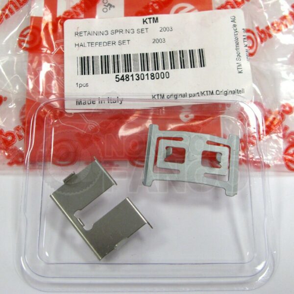 Molla pastiglie freno pinza posteriore Brembo KTM EXC ed SX dal 2003 al 2018