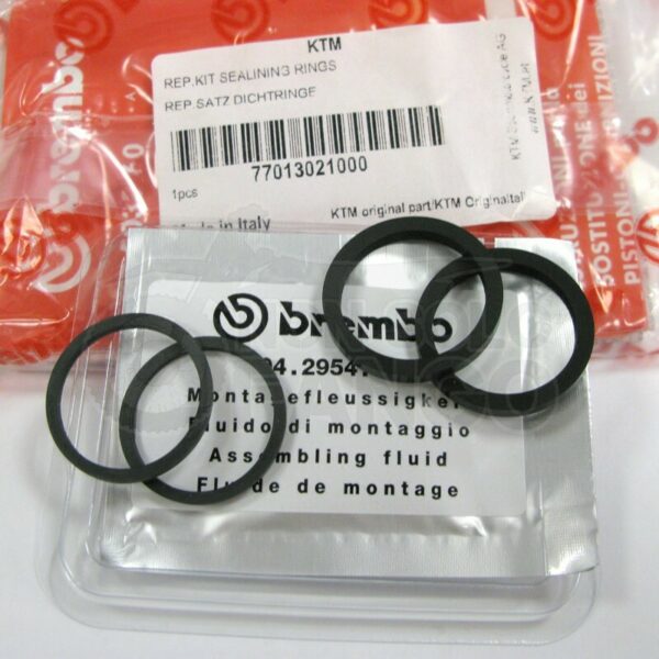 Kit o-ring pinza freno anteriore 24 mm KTM EXC ed SX dal 2009 al 2018