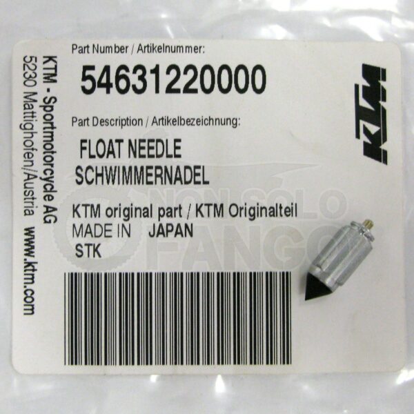 Spillo galleggiante carburatore Keihin KTM EXC ed SX