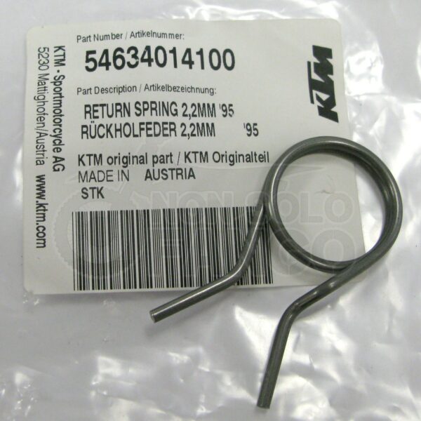Molla di richiamo 2,2 mm albero cambio KTM EXC SX Duke Adventure