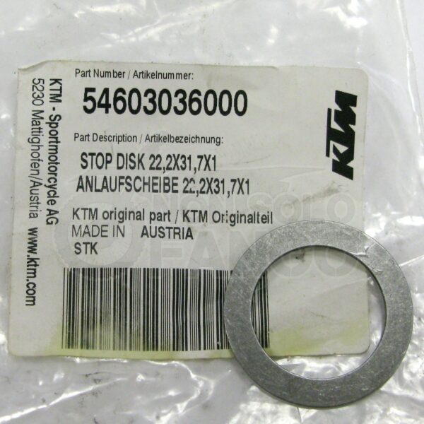 Rondella forcellone KTM EXC SX Duke Enduro SMC