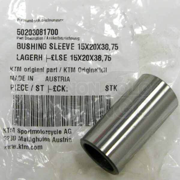 Boccola gabbia forcellone EXC dal 2000 al 2003 ed SX 85 105 dal 2005 al 2016