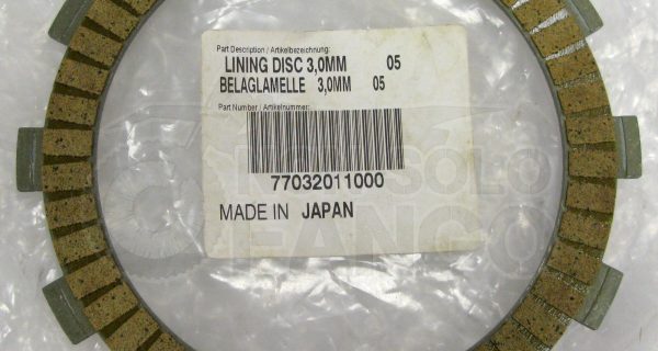 Disco guarnito 3,0 mm frizione KTM 125 200 250 EXC SX XC-W dal 2010 al 2018