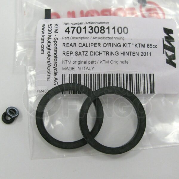 Kit o-ring riparazione pinza freno posteriore KTM 85 SX Freeride dal 2011 al 2018