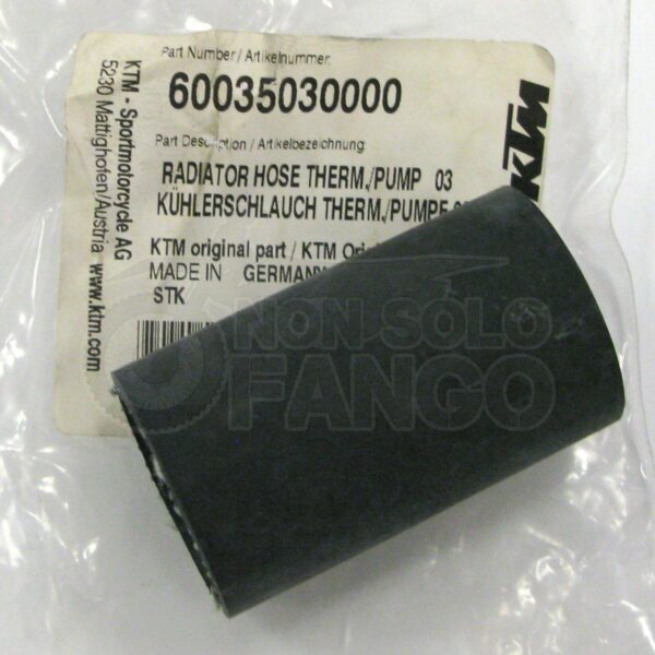 Tubo radiatore pompa KTM 990 Adventure e Supermoto dal 2006 al 2013