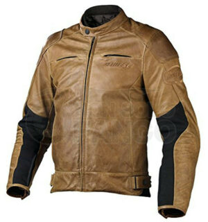 Giubbotto Dainese R-Twin Pelle Tabacco