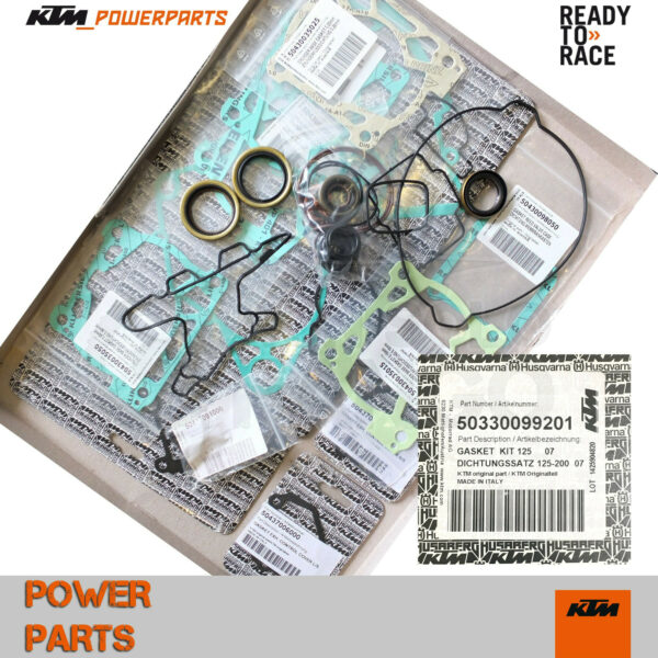 Kit guarnizioni motore KTM 125 200 EXC SX dal 2007 al 2016