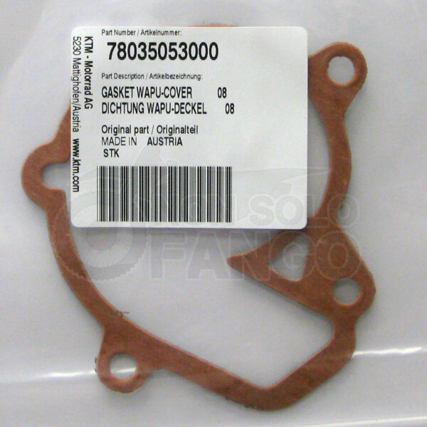 Guarnizione coperchio pompa acqua KTM EXC 400 450 530 dal 2008 al 2011