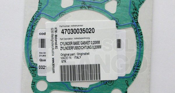 Guarnizione cilindro 0,20 mm KTM SX 85 105 dal 2004 al 2016