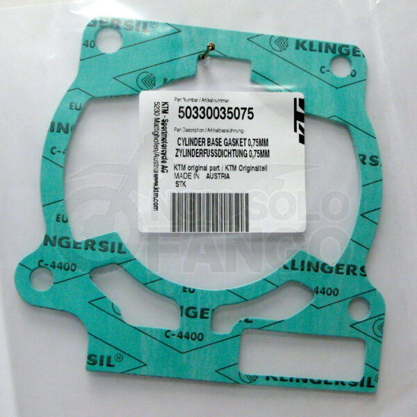 Guarnizione clindro 0,75 mm EXC ed SX 125 200 dal 1998 al 2016