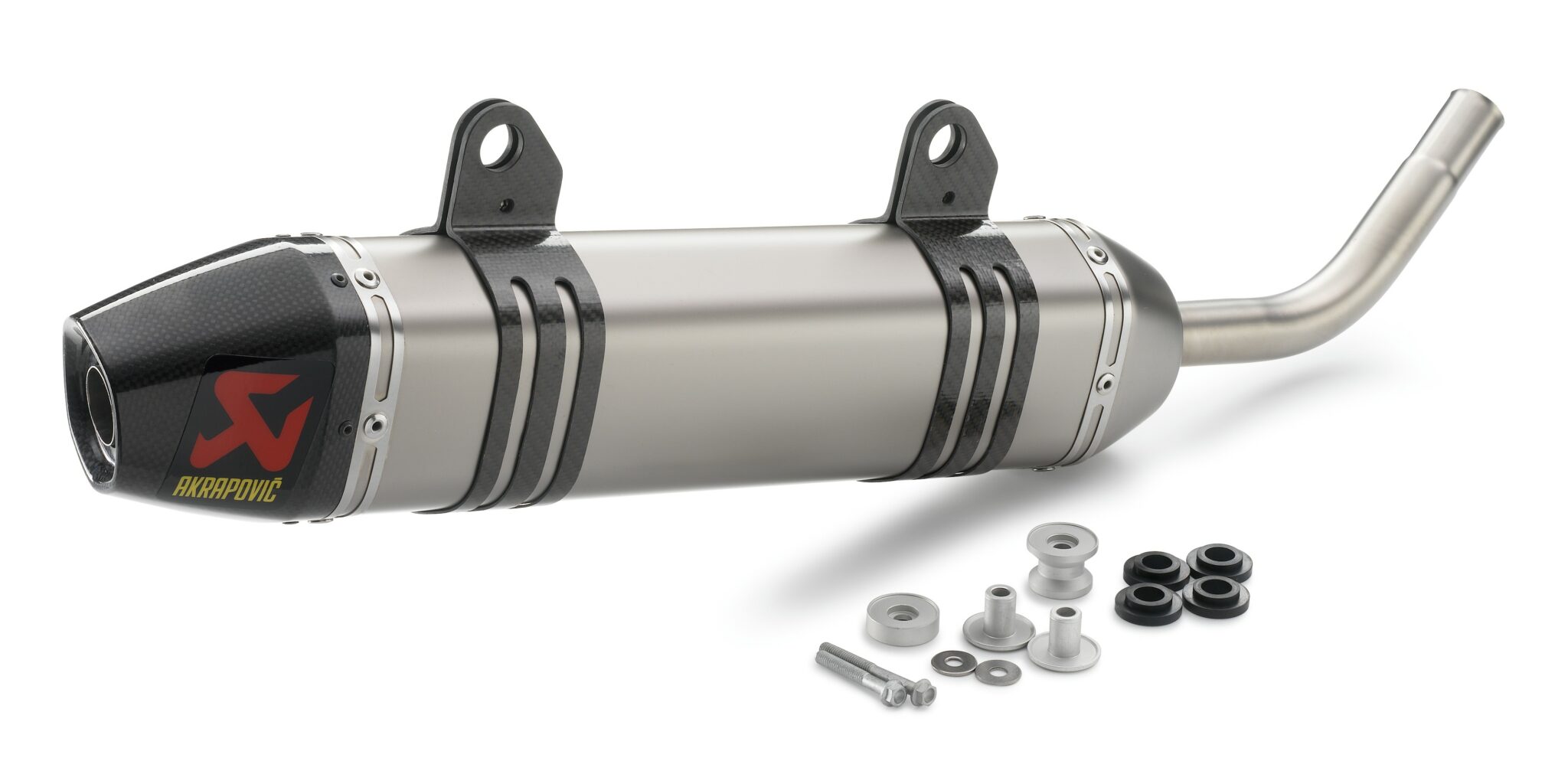 Scarico Pit Bike Set Scarico In Alluminio Performante Per Dirt Bike E Pit Bike - Disponibile In Rosso/blu, Marca HMParts Kit Scarico Dirt Bike - Foto 6