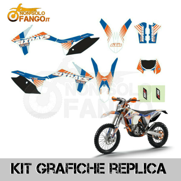 Kit grafiche Six Days Finland KTM EXC dal 2012 al 2013