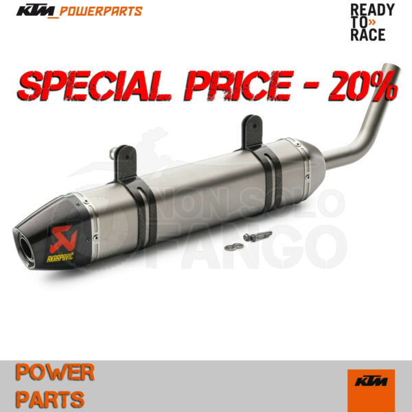 Silenziatore Factory Akrapovic KTM EXC SX 200 250 300 dal 2011 al 2016
