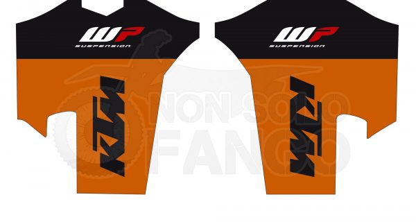 Coppia adesivi copristeli Power Parts KTM EXC SX dal 2008 al 2016