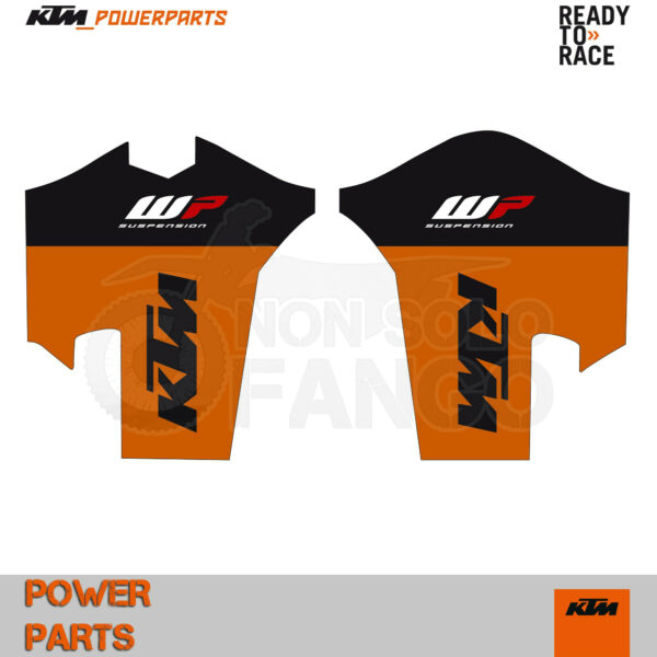 Coppia adesivi copristeli EXC ed SX dal 2008 al 2014