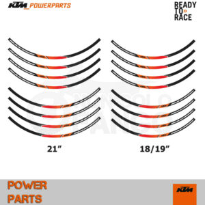 KIT ADESIVI CERCHIO - KTM POWER PARTS