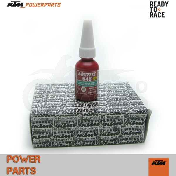 Loctite 648 verde flacone 10 ml. KTM Power Parts