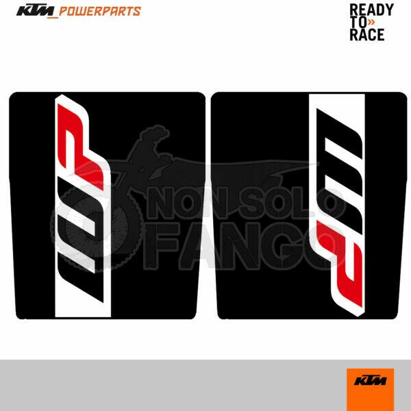 Adesivi copristeli WP fondo nero KTM Power Parts