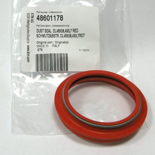 Parapolvere forcella Diametro 48 Rosso KTM EXC ed SX