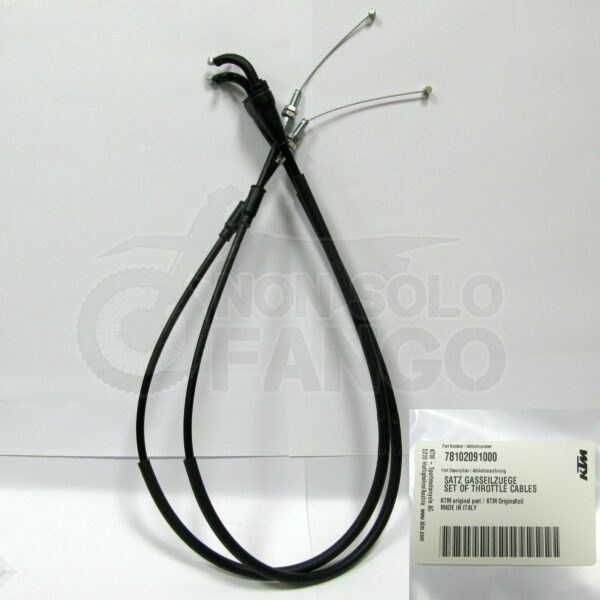 Cavi comando gas 4T KTM EXC ed SX dal 2013 al 2016