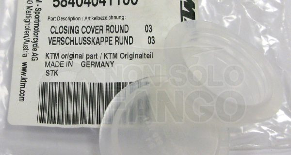 Coppia tappo forcellone KTM EXC SX dal 2005 al 2011