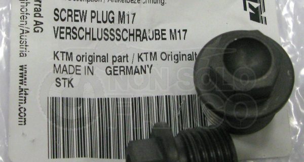 Coppia tappo a vite filtro olio M17 KTM Spare parts EXC SX
