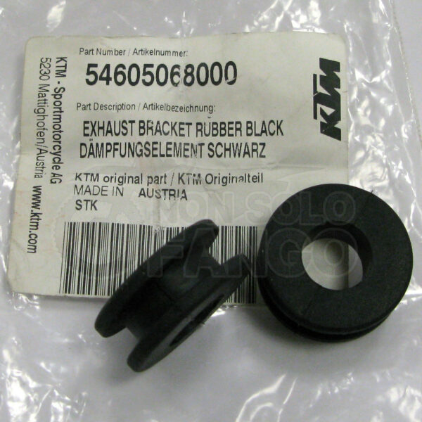 Coppia gommini silent block terminale scarico KTM EXC SX