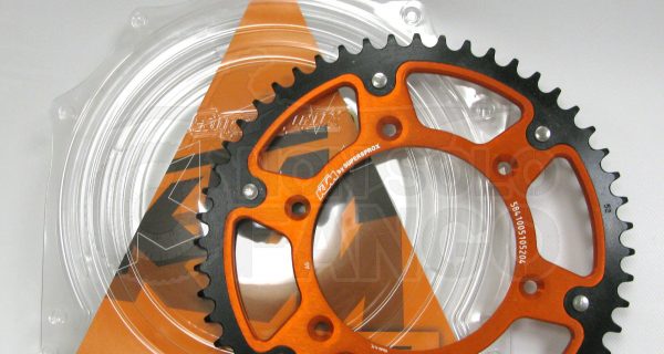 Corona  49 denti SuperSprox acciaio alluminio orange Power Parts KTM EXC SX
