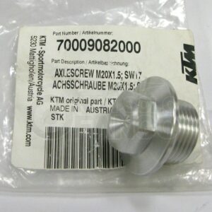 Dado perno ruota anteriore e piastra forcella KTM EXC SX dal 2015 al 2017