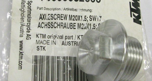 Dado perno ruota anteriore e piastra forcella KTM EXC SX dal 2015 al 2017