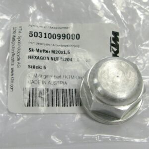 Dado perno ruota posteriore KTM EXC SX dal 1998 al 2016