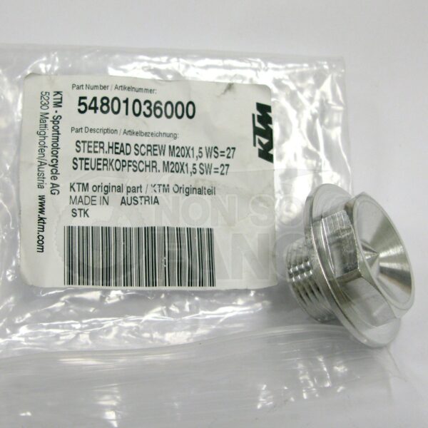 Dado canotto superiore KTM EXC ed SX dal 2003 al 2014