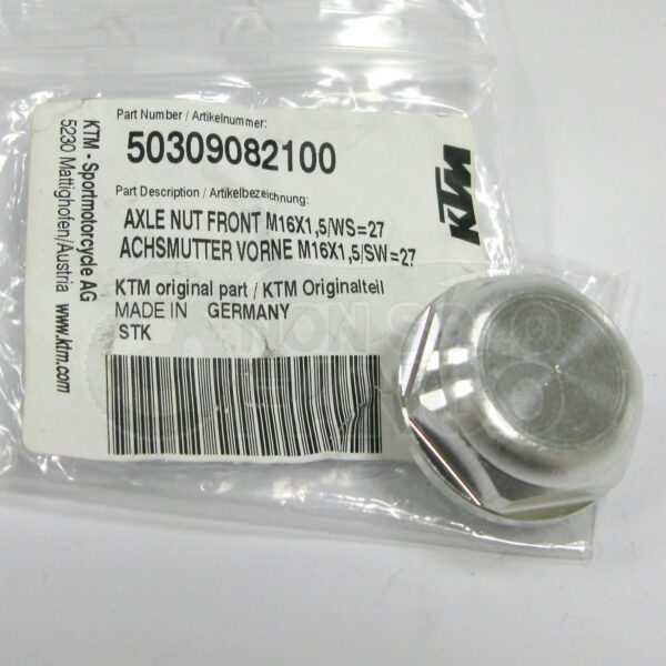 Dado perno ruota anteriore KTM EXC SX dal 2000 al 2002