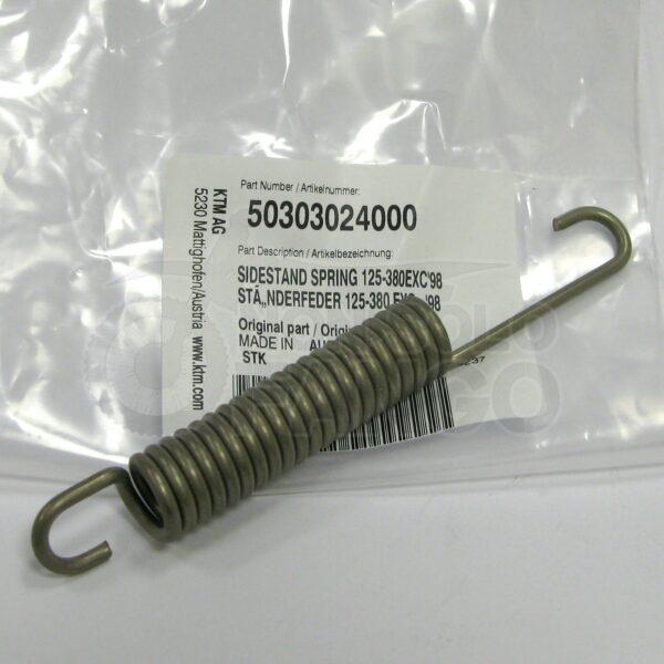 Molla lunga cavalletto laterale EXC dal 1998 al 2007