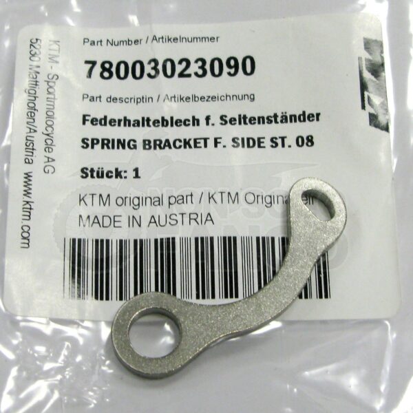 Piastrina molle cavalletto laterale KTM EXC dal 2008 al 2016