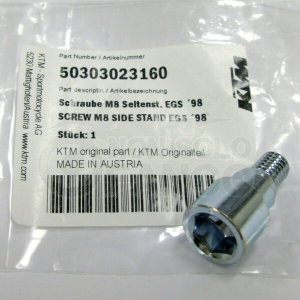 Vite cavalletto laterale per EXC dal 1998 al 2001