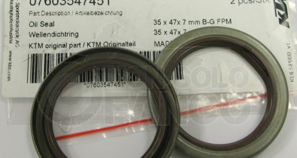Coppia paraolio albero motore KTM EXC 450 530 del 2008