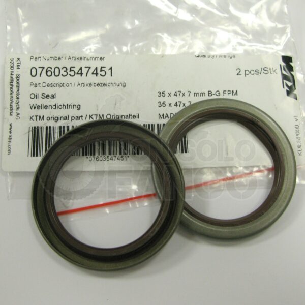 Coppia paraolio albero motore KTM EXC 450 530 del 2008