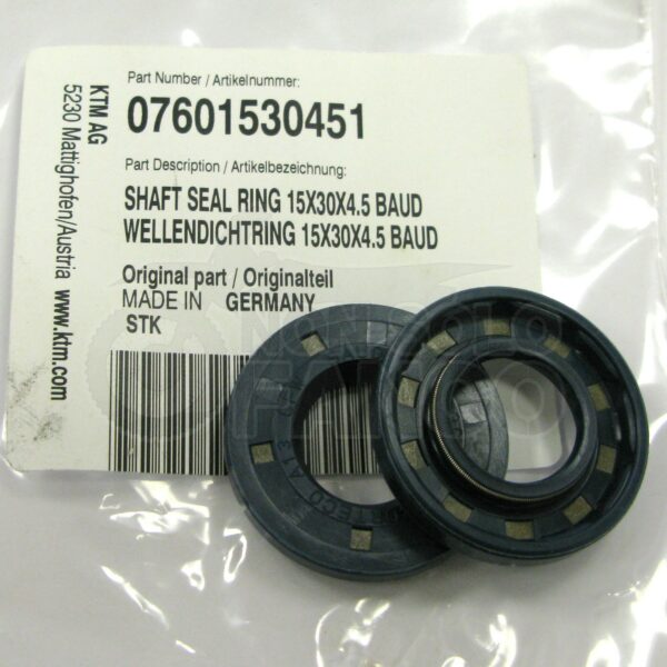 Paraolio 15x30x4,5 pompa acqua e carter frizione KTM EXC SX