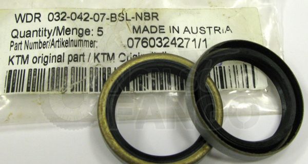 Coppia paraolio mozzo ruota anteriore KTM SX 85 e Freeride 2012-2016