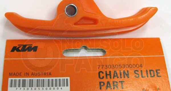 Pattino catena inferiore ARANCIO KTM EXC SX dal 2007 al 2011