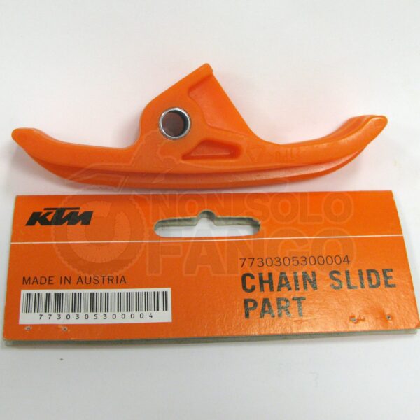 Pattino catena inferiore ARANCIO KTM EXC SX dal 2007 al 2011