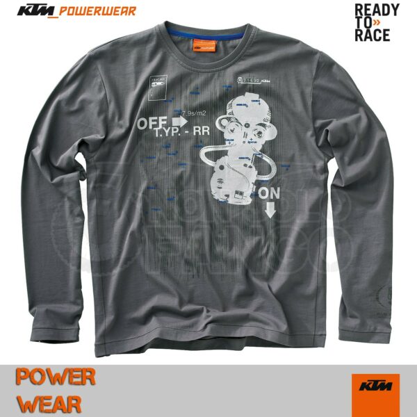 Maglia manica lunga KTM Power Wear ON OFF LONGSLEEVE M