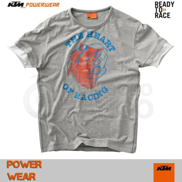 Maglietta KTM Power Wear T-shirt HEART OF RACING TEE XL
